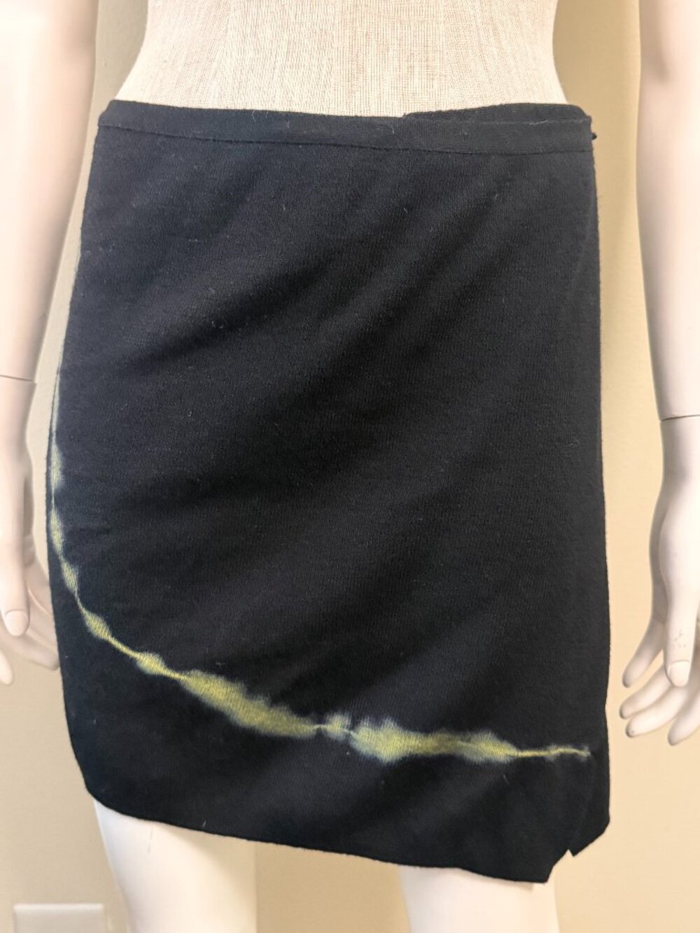 VINTAGE ISTANTE BY GIANNI VERSACE MINI KNIT WRAP SKIRT S